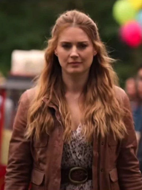 Alexandra Breckenridge Virgin River S02 Brown Leather Jacket