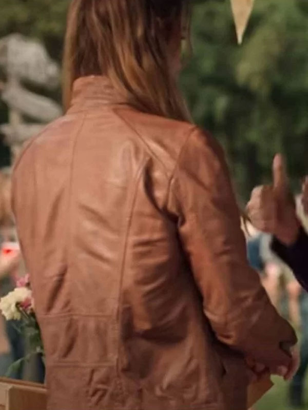 Alexandra Breckenridge Virgin River S02 Brown Leather Jacket