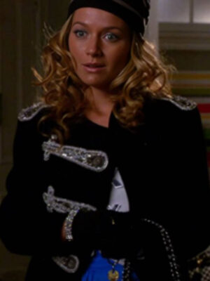 Amanda Tanen Ugly Betty S04 Black Suede Blazer
