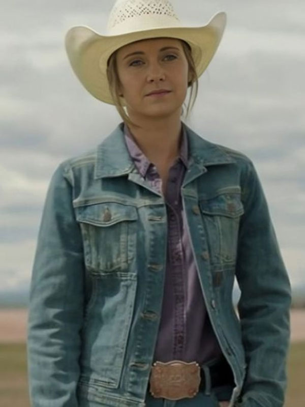 Amber Marshall Heartland S18 Blue Denim Jacket