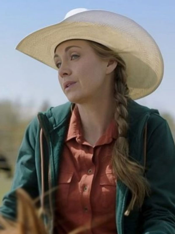 Amber Marshall Heartland S18 Green Hoodie