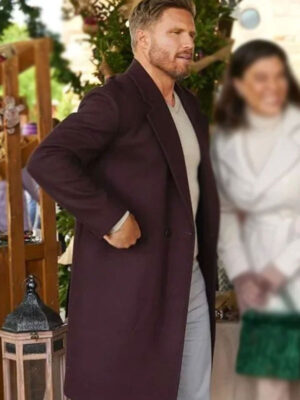 Anthony Bewlz Moms Christmas Boyfriend Maroon Wool Coat