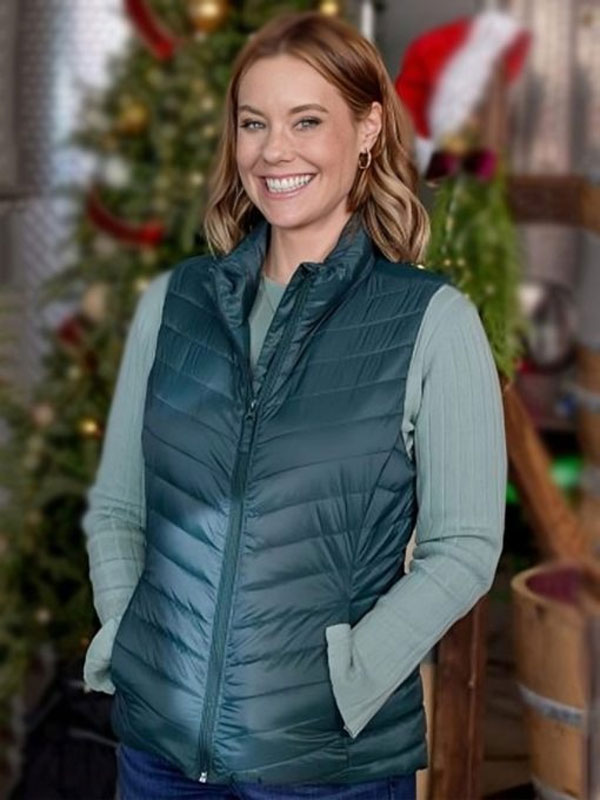 Ashley Williams 2024 Avery Jingle Bell Run Puffer Vest