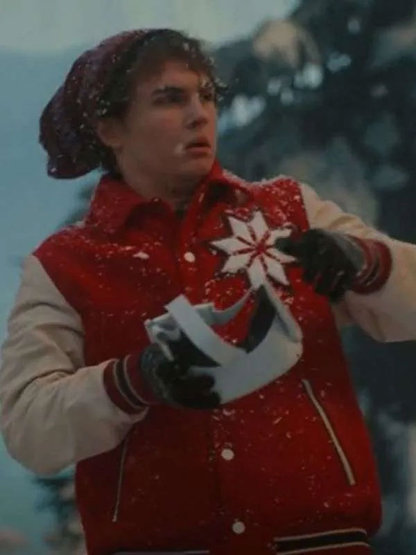 Austin Kane The Santa Clauses Red Varsity Jacket