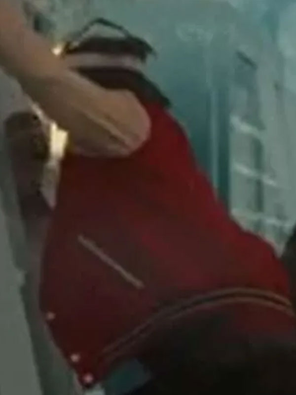 Austin Kane The Santa Clauses Red Varsity Jacket