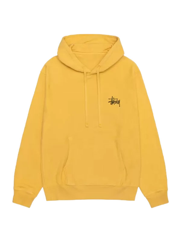 Basic Stussy Oversized Fleece Pullover Hoodie