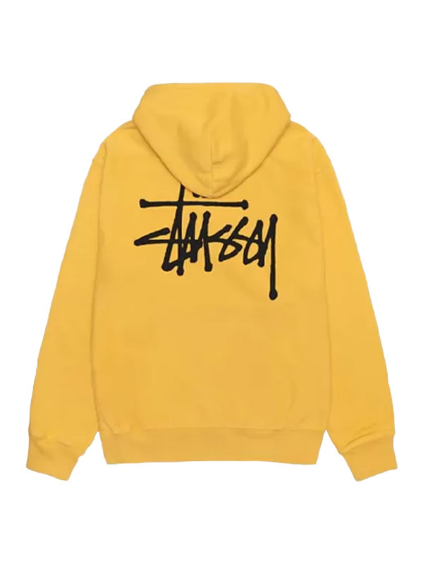 Basic Stussy Oversized Fleece Pullover Hoodie