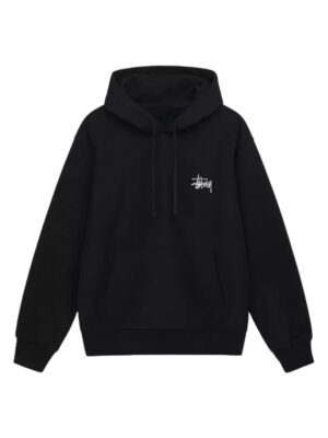 Basic Stussy Oversized Fleece Pullover Hoodie