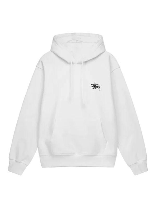 Basic Stussy Oversized Fleece Pullover Hoodie