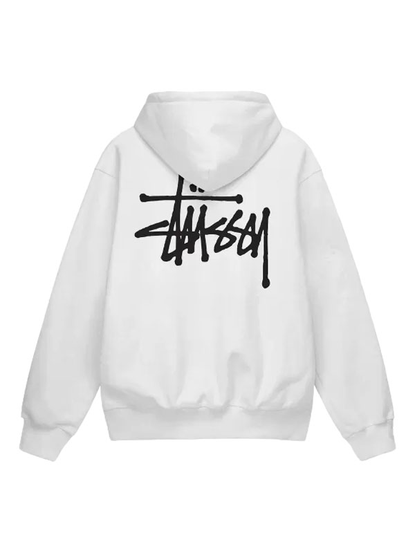 Basic Stussy Oversized Fleece Pullover Hoodie