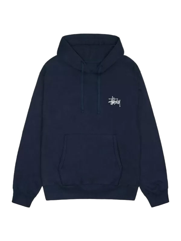 Basic Stussy Oversized Fleece Pullover Hoodie