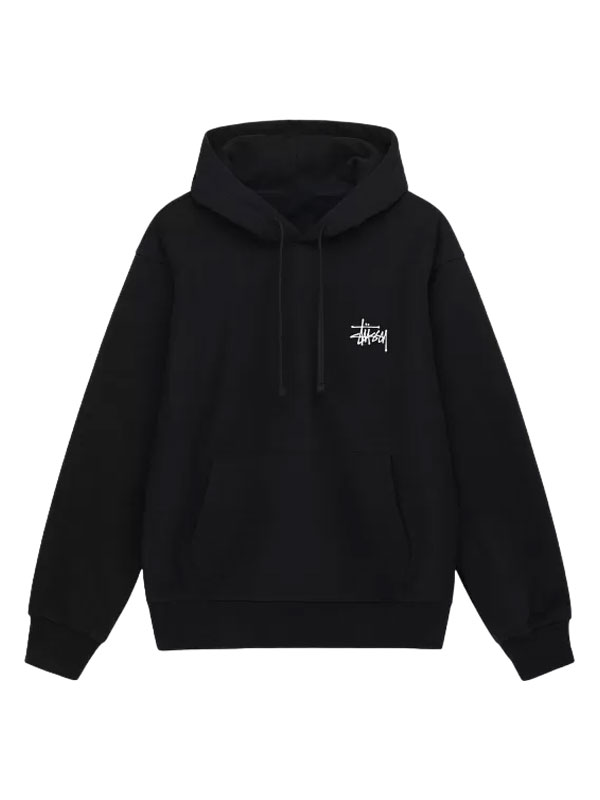 Basic Stussy Oversized Fleece Pullover Hoodie