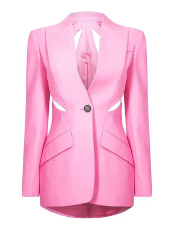 Becki Newton The Lincoln Lawyer S3 Cutout Pink Blazer