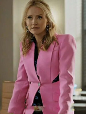 Becki Newton The Lincoln Lawyer S3 Cutout Pink Blazer