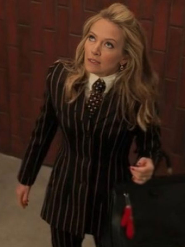 Becki Newton The Lincoln Lawyer S3 Striped Blazer