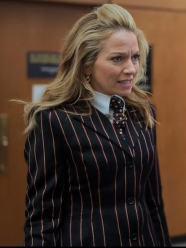 Becki Newton The Lincoln Lawyer S3 Striped Blazer