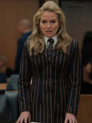 Becki Newton The Lincoln Lawyer S3 Striped Blazer