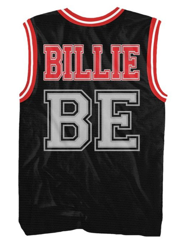 Billie Eilish Basketball Black Red Jersey