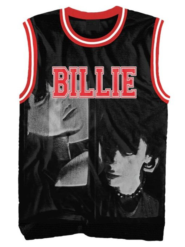 Billie Eilish Basketball Black Red Jersey