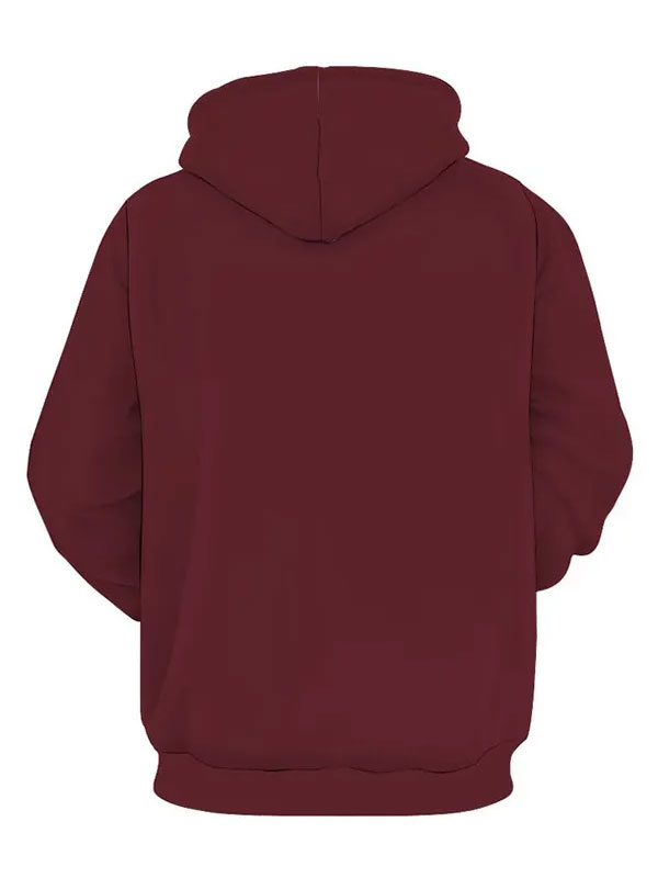 Canada Meru The Succubus Maroon Pullover Hoodie