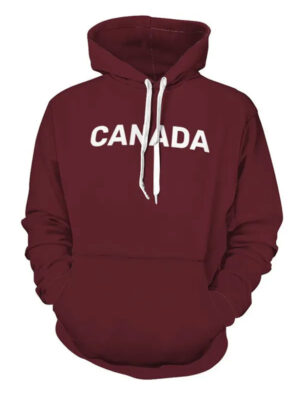 Canada Meru The Succubus Maroon Pullover Hoodie