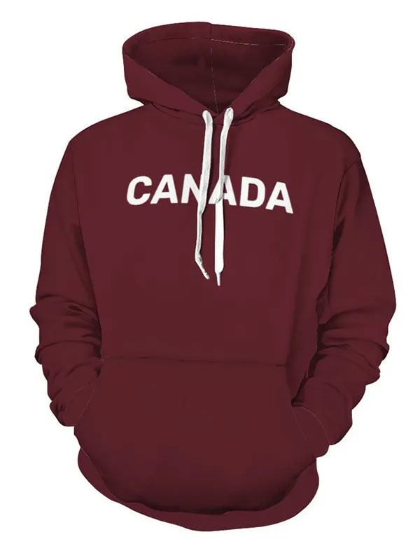 Canada Meru The Succubus Maroon Pullover Hoodie