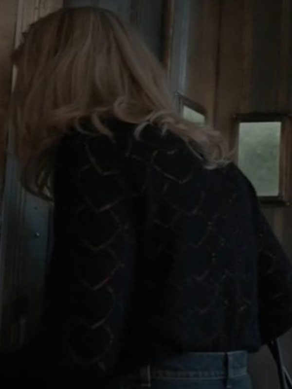 Cate Blanchett 2024 Disclaimer Argyle Black Sweater