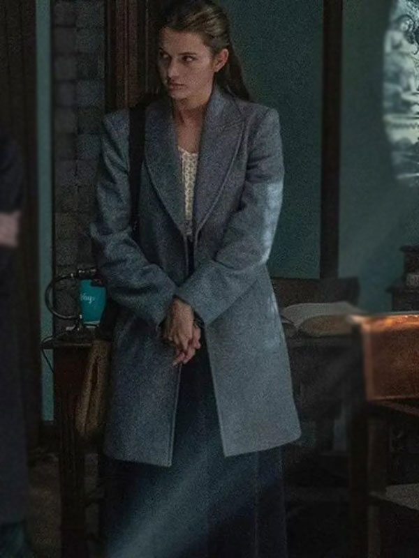 Chloe East 2024 Heretic Gray Wool Long Coat