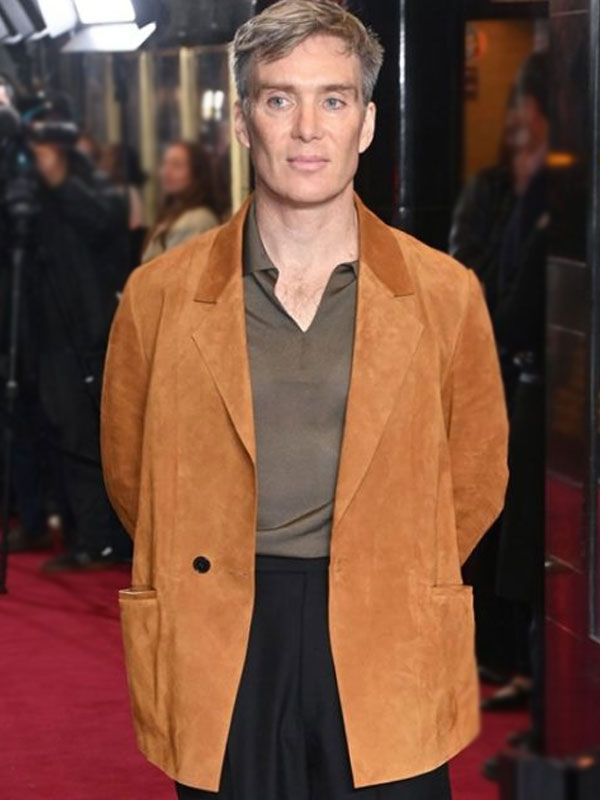 Cillian Murphy 2024 Small Things Like These Suede Blazer