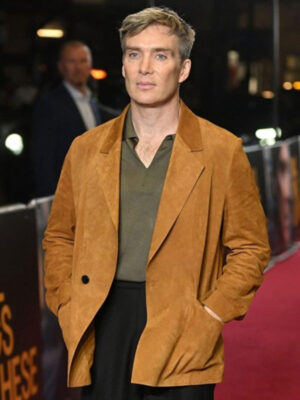Cillian Murphy 2024 Small Things Like These Suede Blazer