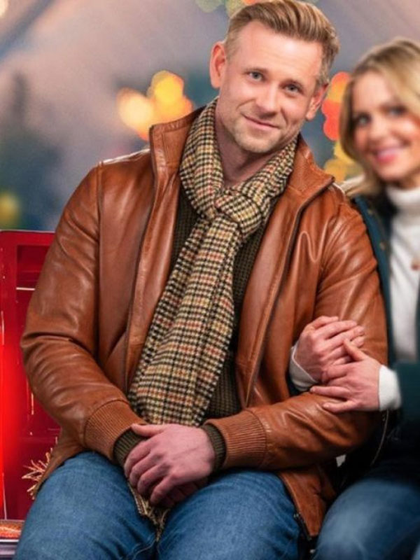 Eric Johnson 2024 A Christmas Less Traveled Leather Jacket