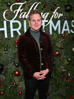 Falling for Christmas Chase Ramsey Velvet Jacket