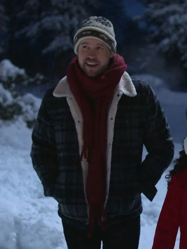 Falling for Christmas Chord Overstreet Wool Jacket