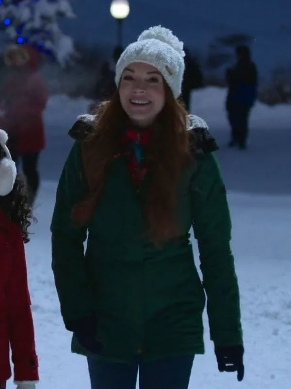 Falling for Christmas Green Cotton Jacket