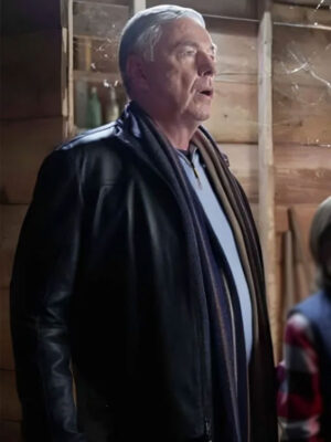 Fred Henderson Mystery on Mistletoe Lane Leather Jacket