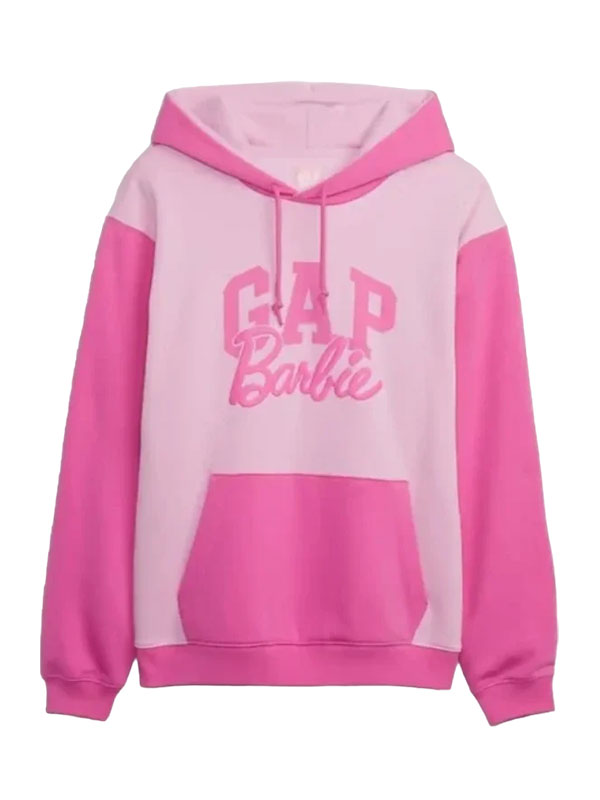 Gap Barbie Pink Oversized Pullover Hoodie