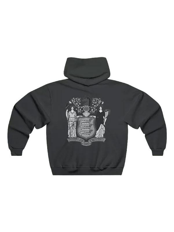 Greatness Within Black Oversized Pullover Hoodie
