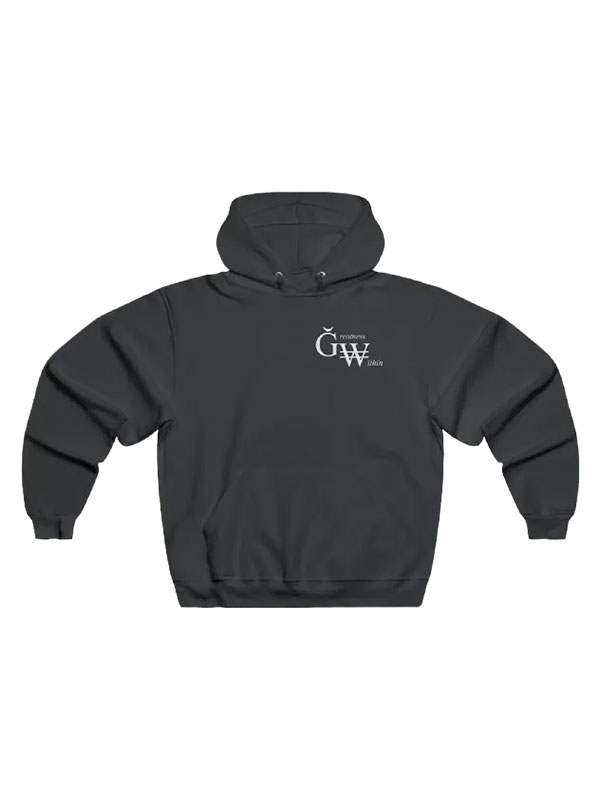 Greatness Within Black Oversized Pullover Hoodie