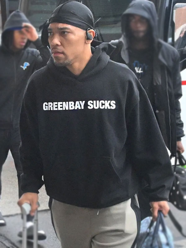 Green Bay Sucks Black Fleece Pullover Hoodie