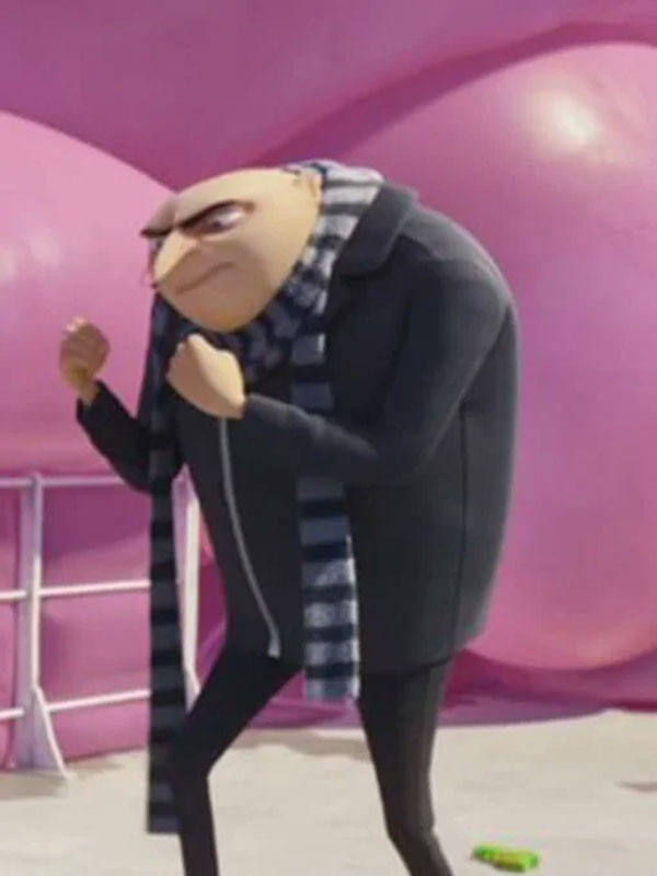 Gru Despicable Me 3 Black Jacket