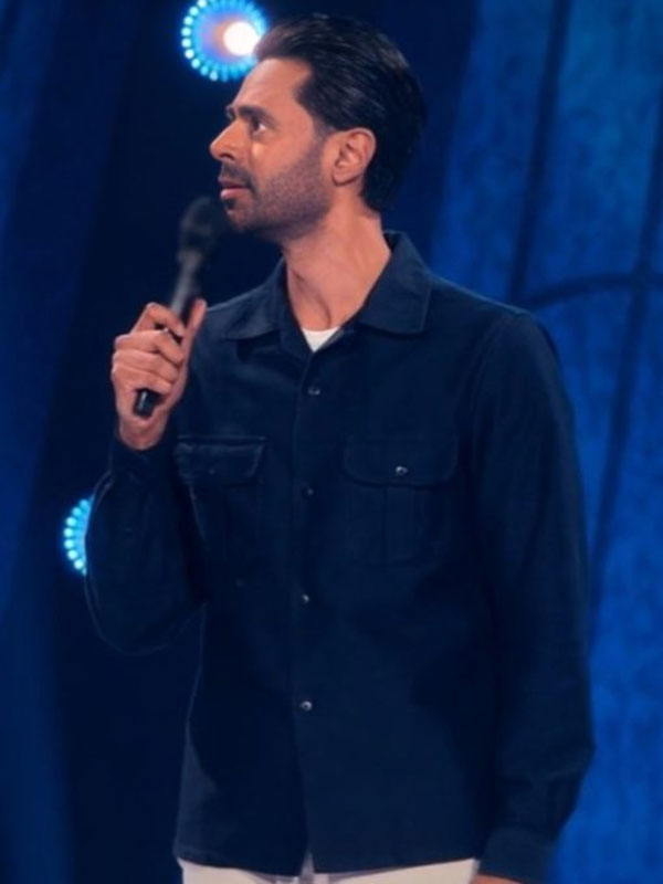Hasan Minhaj 2024 Off With His Head Blue Shirt