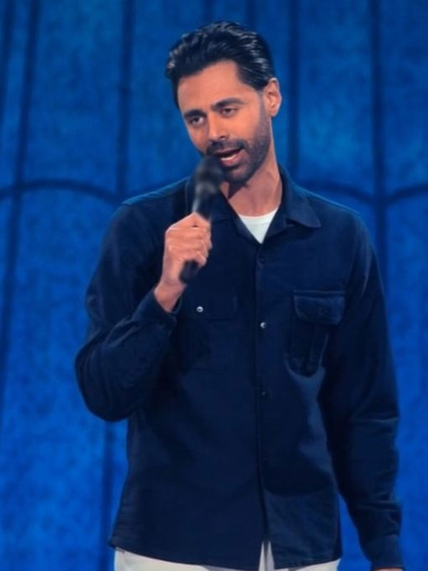Hasan Minhaj 2024 Off With His Head Blue Shirt