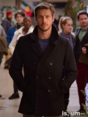 Holidate Jackson Black cotton Peacoat