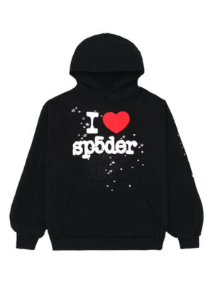 I Love Mariah Sp5der Black Pullover Hoodie