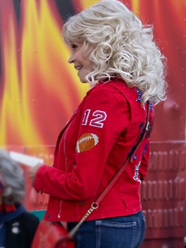Jane Fonda 80 For Brady Red Leather Jacket