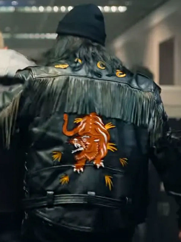 José Barros Sixty Minutes 2024 Black Leather Jacket