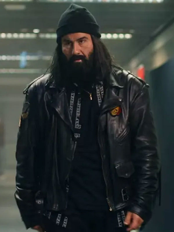 José Barros Sixty Minutes 2024 Black Leather Jacket