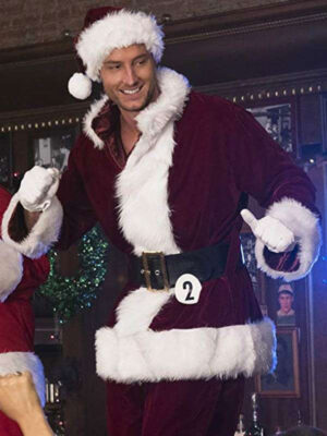 Justin Hartley A Bad Moms Christmas Red Costume Jacket