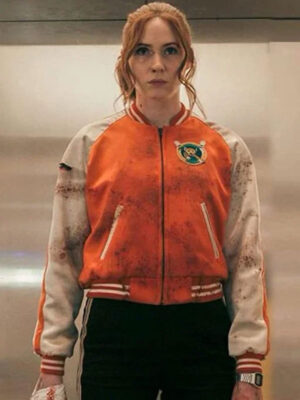Karen Gillan Gunpowder Milkshake Varsity Jacket