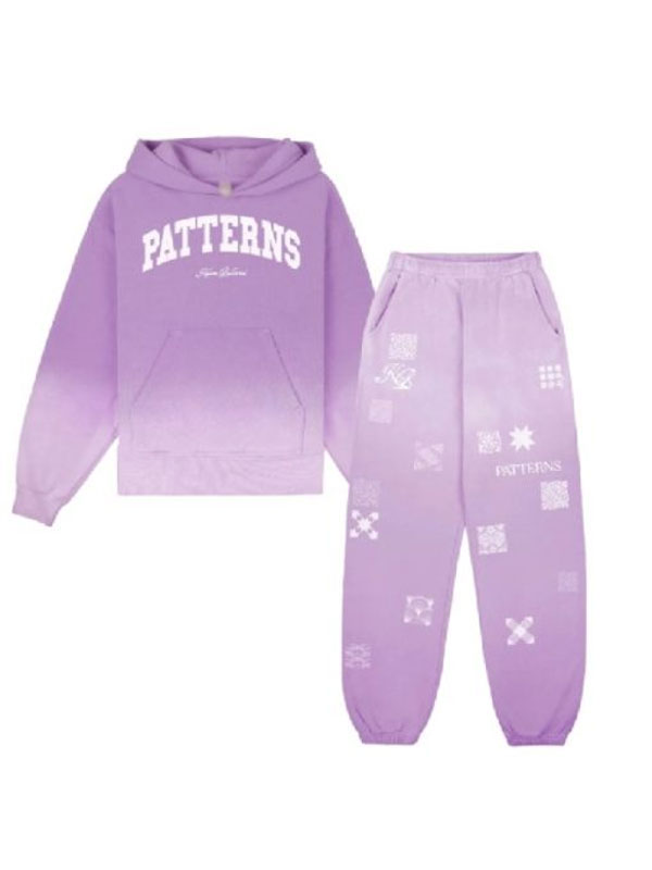 Kelsea Ballerini Purple Pullover Tracksuit